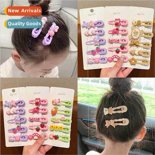 hair clips broken hair artifacts bangs hair card cute back h