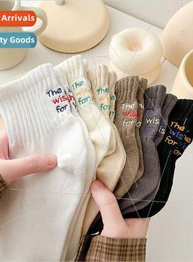 Socks women spring short socks cotton ins tide Korean  outsi