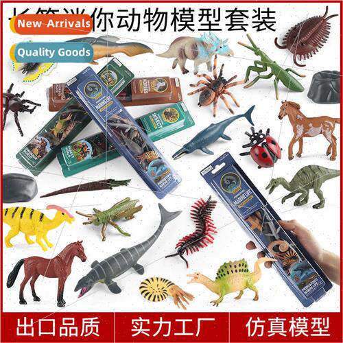 Striped cardboard set miniature animals thousands horses ins