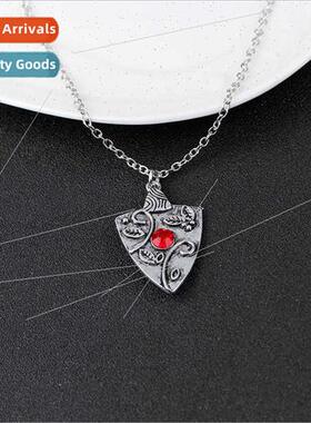 Europe Uned States fashion film   red diamonds vintage neckl