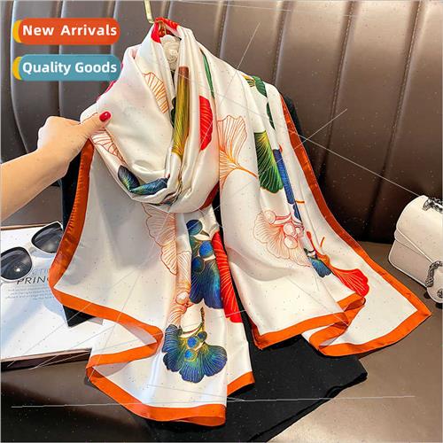 lk scarf female fashion simulation silk temperament long sum