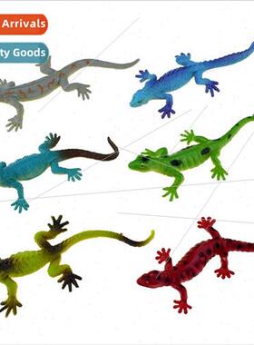 6 PVC big lizard animal model sposcare scare toys