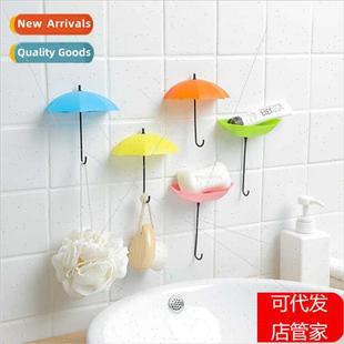 nail free cute Umbrella sticky marking small hooks creative