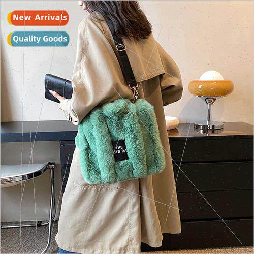 Plush bag female new women bag Korea handheld Tote Tote larg