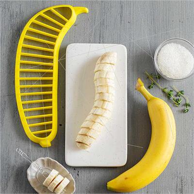 Creative PP Banana Slicer Banana Fru Divider Ham Sausage Cut