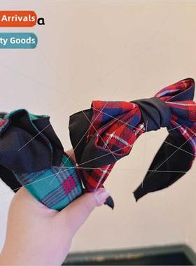 Korea new retro fall winter bud bow head big knot ageing ver