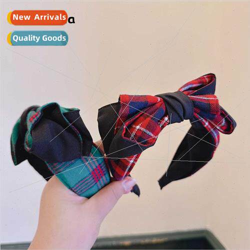 Korea new retro fall winter bud bow head big knot ageing ver