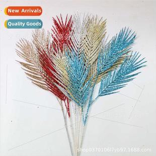 Christmas Flower Arrangement mulation Branch 3 Forks Powdere