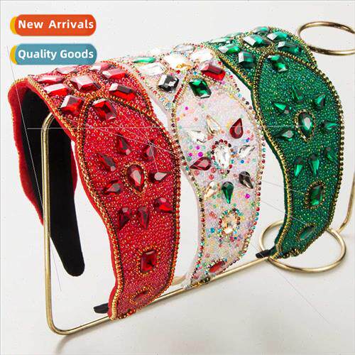 Hair bands French fashion retro baroque full diamonds headba