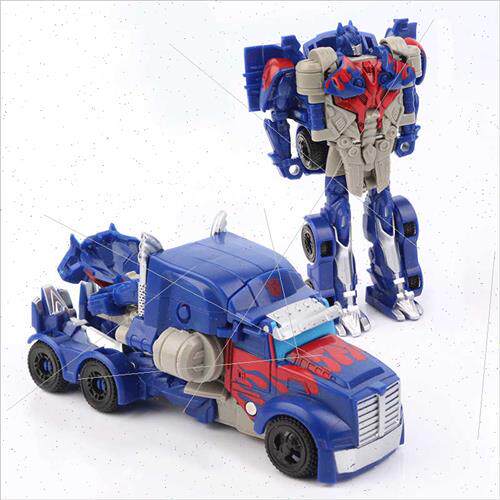 Children transming dinosaur toys King Kong step change robot
