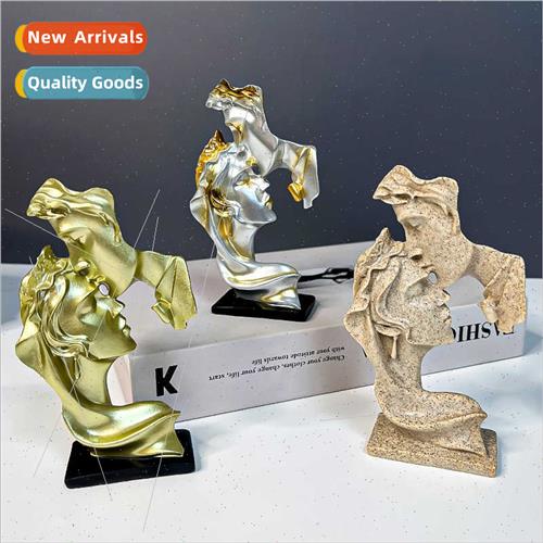 Abstract Couple Figures Resin Crafts Home ving Room Decorati