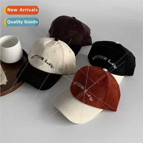 Set tide letters embroidered baseball cap female autumn wint