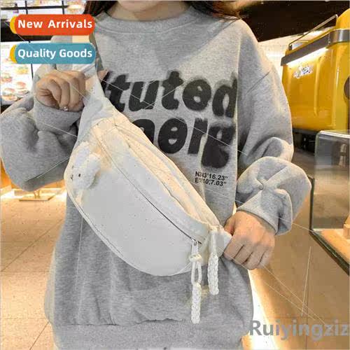Hundred Korea Crossbody Bag Female mple Pure Color Yankee Zi