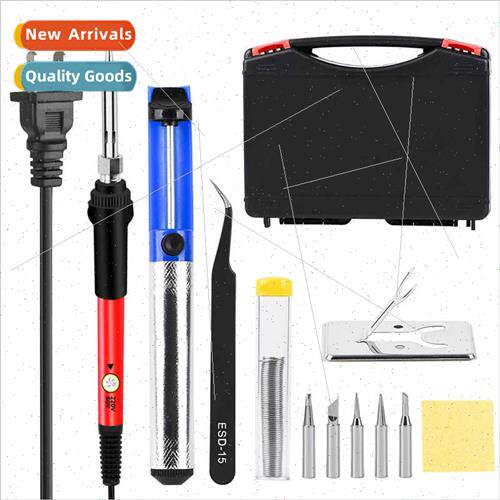 60W Adjustable soldering iron soldering set tweezers tin suc