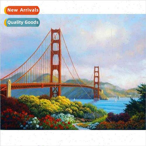 Diamond painting new DIY bridge full round diamonds handmade