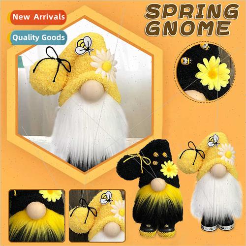 Honey Bee Festival Faceless Doll Standing Pose Figurine Crea