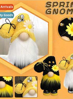 Honey Bee Festival Faceless Doll Standing Pose Figurine Crea