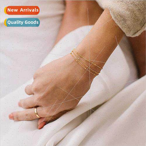 Europe Fashion Adjustable Small Clip Ball Metal Bracelet Mul
