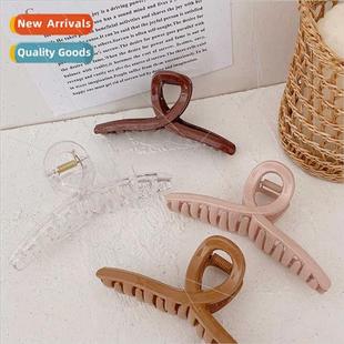 simple line desire cross clip grab clips hair ins pure Korea
