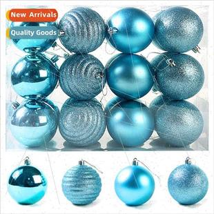 bucket 4cm6cm8cm lake blue bal Decoration Christmas supplies