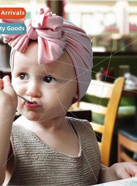 2019 new 16 colors children knotted bow hat newborn cotton s
