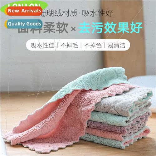 Double-sided wipes absorbent kchen cleaning dishcloths two-c