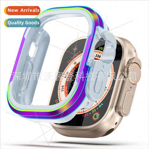 适用Apple 8/7/6/se/543applewatchTPU Aluminum Alloy ShockproP