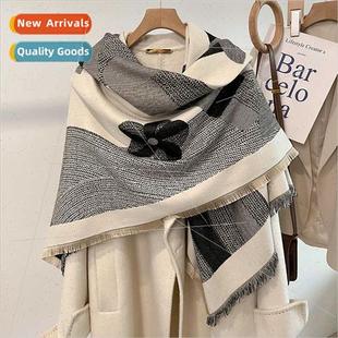 faux cashmere large Korean squa warm fashion winter New fall