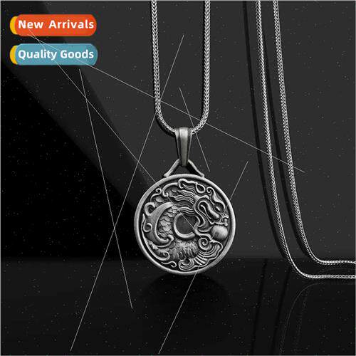 Men Dragon Necklace Personalized Animal Pendant Jewelry Hip