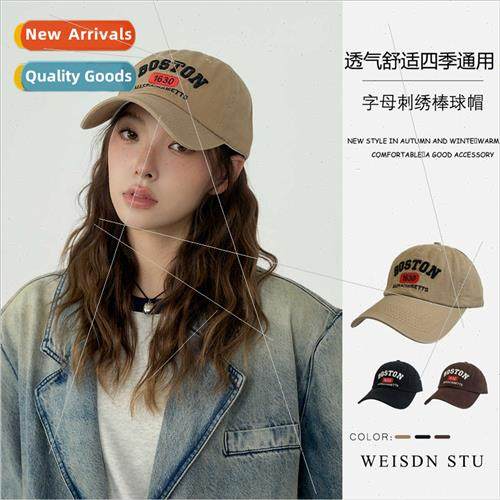 2023 letters embroidery American retro old baseball cap hip-