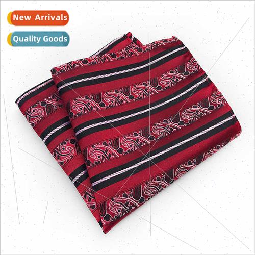 Black box new pocket scarf men small square scarf jacquard c
