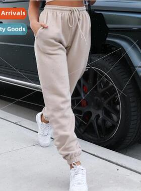 Sweatpants Trousers Winter Fleece Joggers Women Sweat Pants