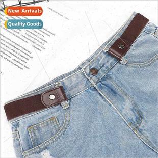 Lazy Invisible Belt Women Decorative Ins Wind Buckleless mpl
