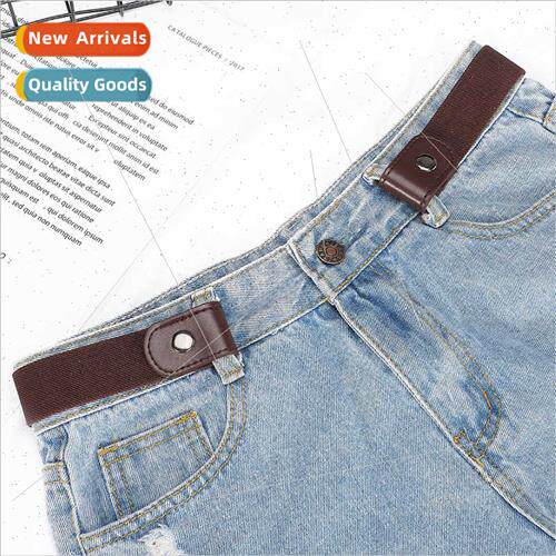 Lazy Invisible Belt Women Decorative Ins Wind Buckleless mpl