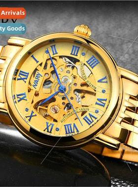 Men Skeleton Watch Business Automatic minous Waterproof Mech