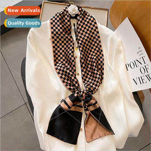 Spring summer Korean  simple checkerboard checker double-sid