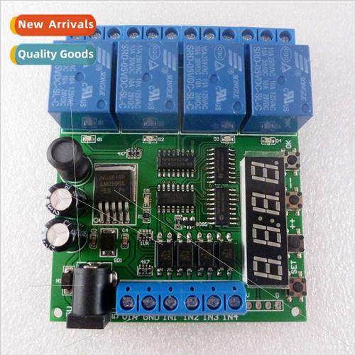 DC 5V 9V 12V 24V 4-channel digal tube multi-function time de