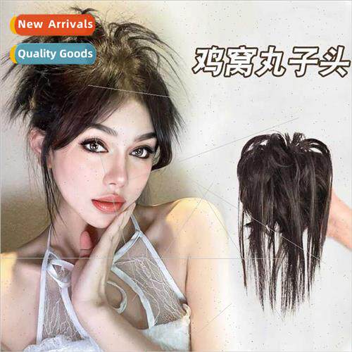 Chicken Nest Marble Head Wig Women Grab Clip Spice Girls Hea