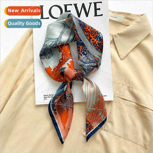 New spring summer fashion silk square scarf female Korean te