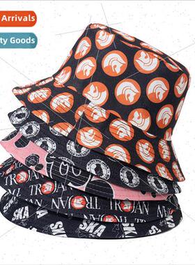 Sun hat children spring summer new cartoon letters nd wh pot