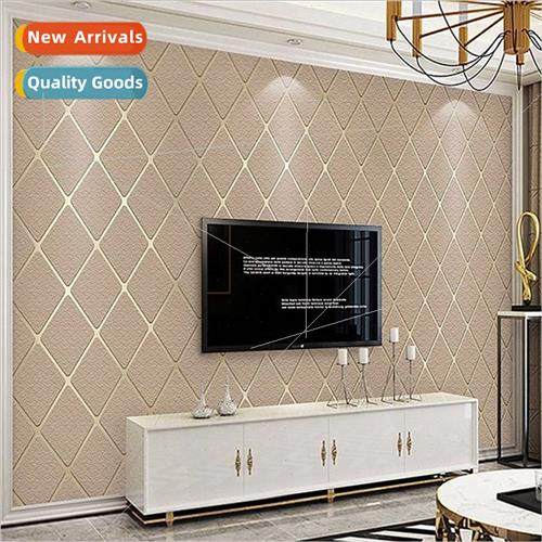 Modern ving Room Sofa Bedroom Wallpaper Walls 3D Thicken
