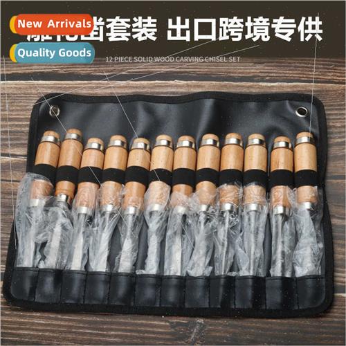 Wood Carving Tools 12 pcs Carving Chisels Furnure Woodworkin