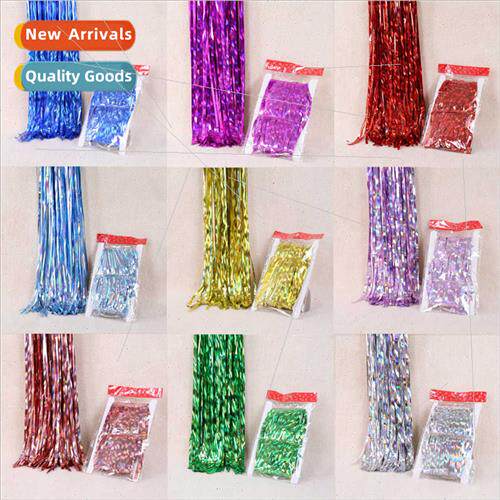 1*2m light column laser rain curtain children birthday backd