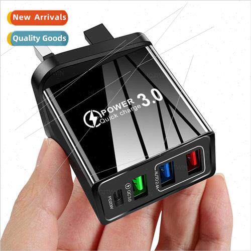 3.1A multi-port 3USB+PD Type-c phone charger pd port chargin