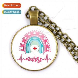 female doctor hospal Cute stethoscope brooch medical nurse