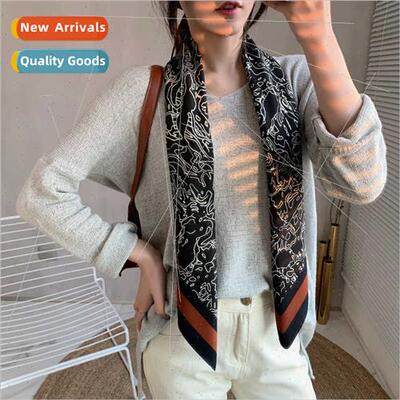 Korean  temperament neckerchief square scarf fashion silk sc