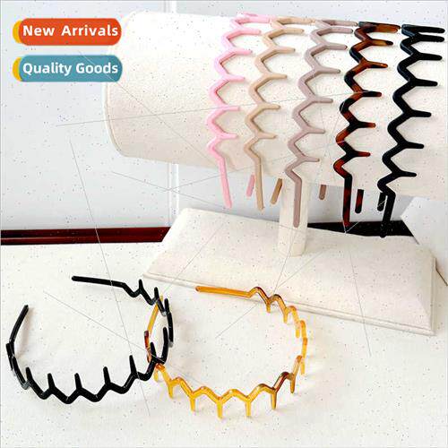 Frosted color comb teeth hair bands plastic long teeth eco-f