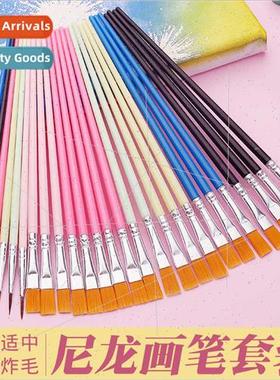 Hook line digal oil painting brush nylon hair graffi colorin