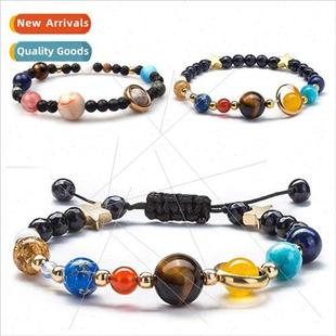 eight galaxy planets bracelet fas New couple cosmic