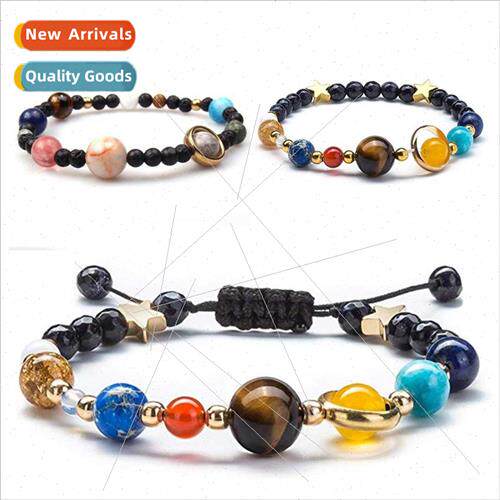 New cosmic galaxy eight planets bracelet couple bracelet fas
